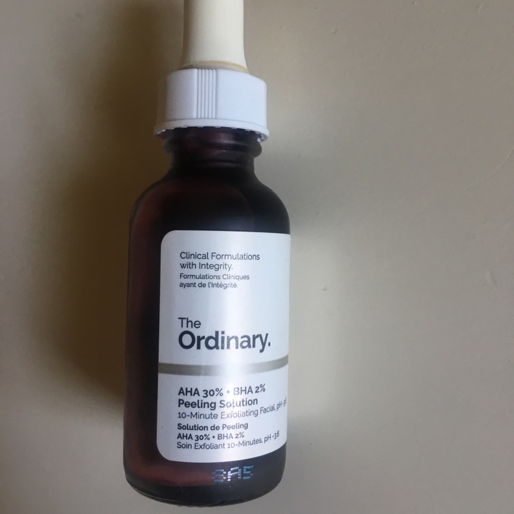 The Ordinary AHA & BHA peeling solution